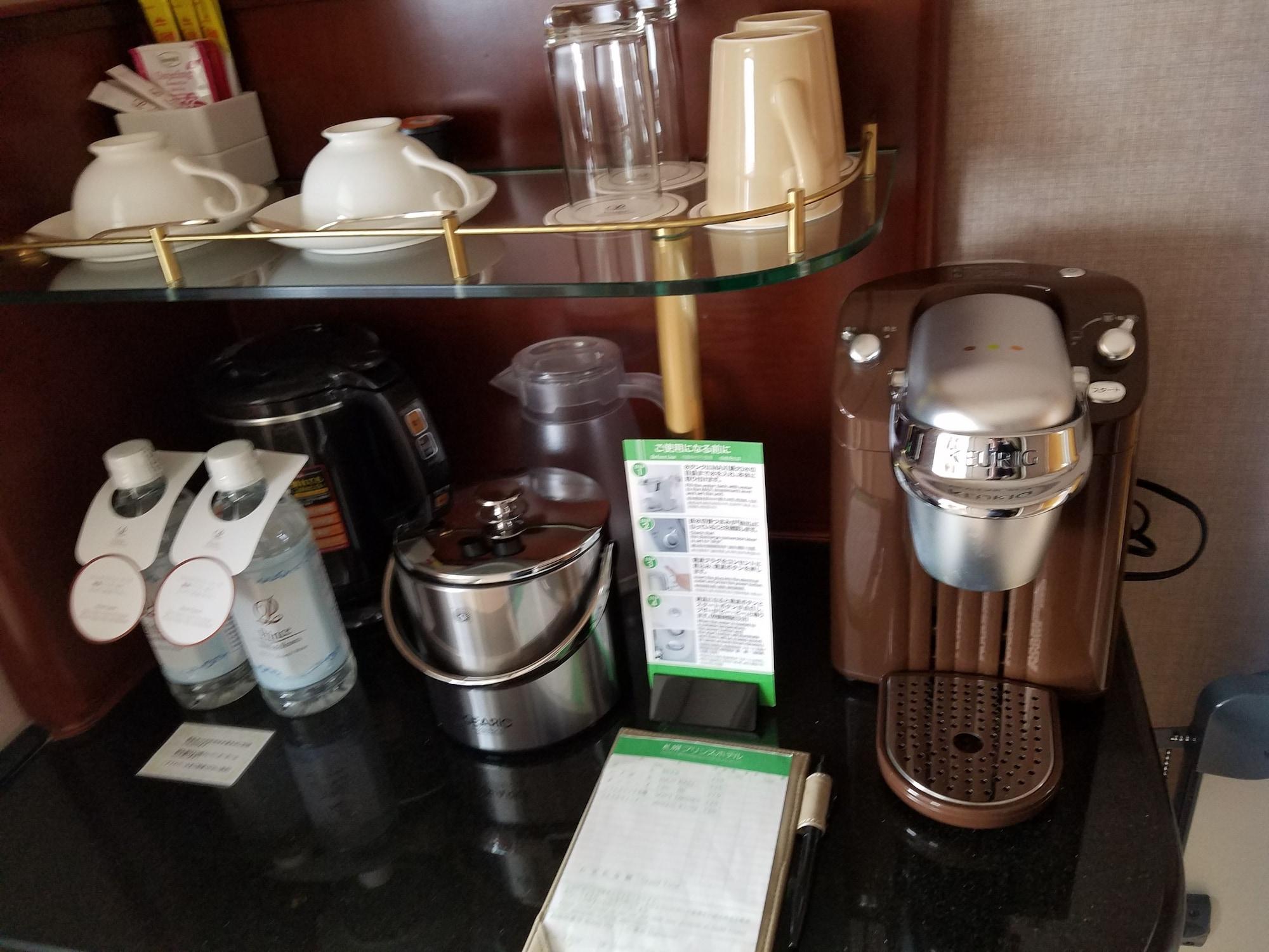 Sapporo Prince Hotel Eksteriør billede A Nespresso machine in a hotel room