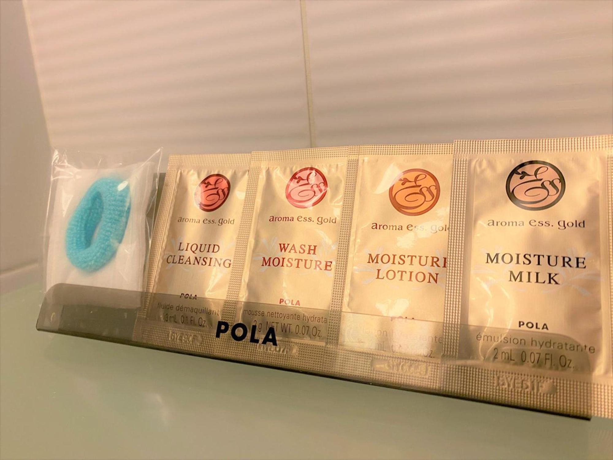 Sapporo Prince Hotel Eksteriør billede A set of amenities by Pola
